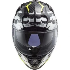 Integrierter Motorradhelm Aus Carbon Ls2 FF327 HERAUSFORDERER C Flammen Weiß Gelb Fluo -Ls2 Elegant Boutique integrierter motorradhelm aus carbon ls2 ff327 herausforderer c flammen weiss gelb fluo 128353