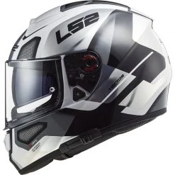 Integrierter Motorradhelm Aus Ls2-Faser FF397 VECTOR Evo Automat Matt Titanweiß -Ls2 Elegant Boutique integrierter motorradhelm aus ls2 faser ff397 vector evo automat matt titanweiss 107131