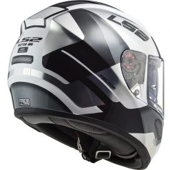 Integrierter Motorradhelm Aus Ls2-Faser FF397 VECTOR Evo Automat Matt Titanweiß -Ls2 Elegant Boutique integrierter motorradhelm aus ls2 faser ff397 vector evo automat matt titanweiss 107135