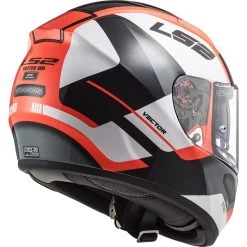 Integrierter Motorradhelm Aus Ls2-Faser FF397 VECTOR Evo Automat Weiß Orange Fluo -Ls2 Elegant Boutique integrierter motorradhelm aus ls2 faser ff397 vector evo automat weiss orange fluo 107148