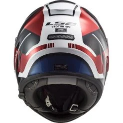 Integrierter Motorradhelm Aus Ls2-Faser FF397 VECTOR Evo Automat Weiß Rot -Ls2 Elegant Boutique integrierter motorradhelm aus ls2 faser ff397 vector evo automat weiss rot 107142