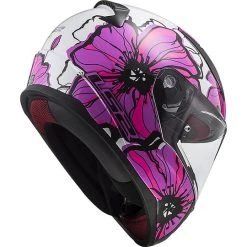 Integrierter Motorradhelm LS2 FF353 RAPID Poppies Pink -Ls2 Elegant Boutique integrierter motorradhelm ls2 ff353 rapid poppies pink 66835
