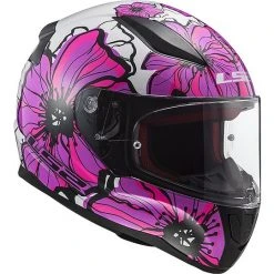 Integrierter Motorradhelm LS2 FF353 RAPID Poppies Pink -Ls2 Elegant Boutique integrierter motorradhelm ls2 ff353 rapid poppies pink 66840