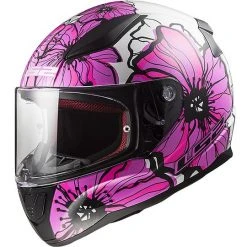 Integrierter Motorradhelm LS2 FF353 RAPID Poppies Pink
