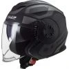 Jet Helm Doppelvisier Motorrad Ls2 OF570 VERSO Marker Matt Black Titanium -Ls2 Elegant Boutique jet helm doppelvisier motorrad ls2 of570 verso marker matt black titanium 85870