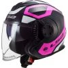 Jet Helm Doppelvisier Motorrad Ls2 OF570 VERSO Marker Matt Schwarz Lila -Ls2 Elegant Boutique jet helm doppelvisier motorrad ls2 of570 verso marker matt schwarz lila 134368