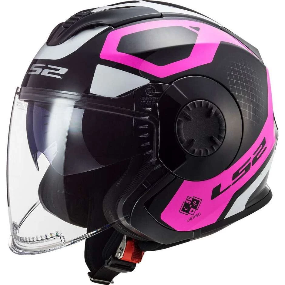 Jet Helm Doppelvisier Motorrad Ls2 OF570 VERSO Marker Matt Schwarz Lila 3 Jet Helm Doppelvisier Motorrad Ls2 OF570 VERSO Marker Matt Schwarz Lila