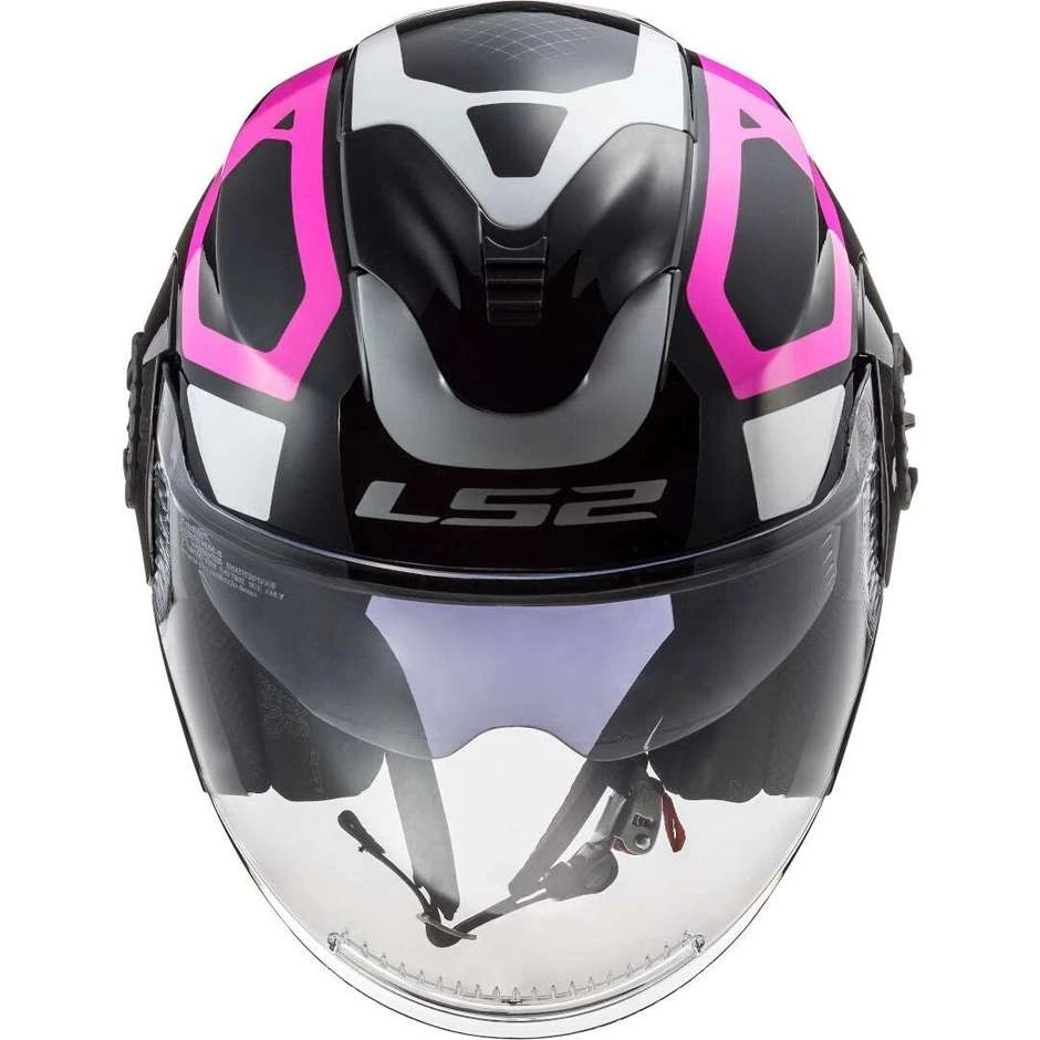Jet Helm Doppelvisier Motorrad Ls2 OF570 VERSO Marker Matt Schwarz Lila 5 Jet Helm Doppelvisier Motorrad Ls2 OF570 VERSO Marker Matt Schwarz Lila – Bild 3