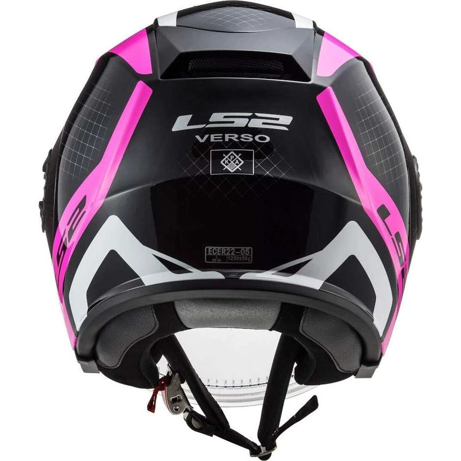 Jet Helm Doppelvisier Motorrad Ls2 OF570 VERSO Marker Matt Schwarz Lila 9 Jet Helm Doppelvisier Motorrad Ls2 OF570 VERSO Marker Matt Schwarz Lila – Bild 7