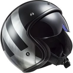 Jet Ls2 Custom Motorradhelm OF601 BOB Lines Black Jeans -Ls2 Elegant Boutique jet ls2 custom motorradhelm of601 bob lines black jeans 86172