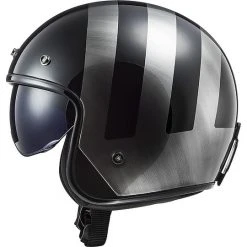 Jet Ls2 Custom Motorradhelm OF601 BOB Lines Black Jeans -Ls2 Elegant Boutique jet ls2 custom motorradhelm of601 bob lines black jeans 86178