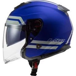 Jet Moto Helm Ls2 OF521 INFINITY Moto Hyper Blue Matt -Ls2 Elegant Boutique jet moto helm ls2 of521 infinity moto hyper blue matt 134348