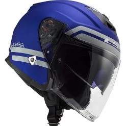 Jet Moto Helm Ls2 OF521 INFINITY Moto Hyper Blue Matt -Ls2 Elegant Boutique jet moto helm ls2 of521 infinity moto hyper blue matt 86242