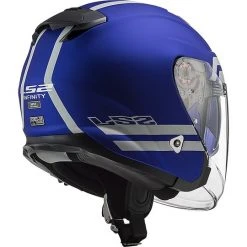Jet Moto Helm Ls2 OF521 INFINITY Moto Hyper Blue Matt -Ls2 Elegant Boutique jet moto helm ls2 of521 infinity moto hyper blue matt 86246