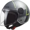 Jet Moto Helm Ls2 OF558 SPHERE LUX Firm Mattschwarzes Titan