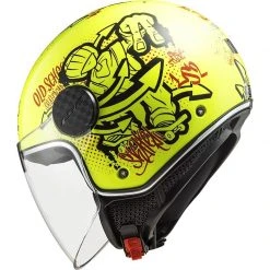 Jet Moto Helm Ls2 OF558 SPHERE LUX Skater Gelb Fluo -Ls2 Elegant Boutique jet moto helm ls2 of558 sphere lux skater gelb fluo 135587