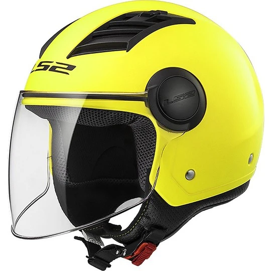 Jet Moto Helm LS2 OF562 Airflow Fest Gelb Fluoreszierend 3 Jet Moto Helm LS2 OF562 Airflow Fest Gelb Fluoreszierend