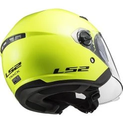 Jet Moto Helm LS2 OF569 Spur Fest Gelb Fluoreszierend -Ls2 Elegant Boutique jet moto helm ls2 of569 spur fest gelb fluoreszierend 86008