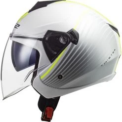 Jet Moto Helm Ls2 OF573 TWISTER 2 Luna Weiß Silber -Ls2 Elegant Boutique jet moto helm ls2 of573 twister 2 luna weiss silber 135573