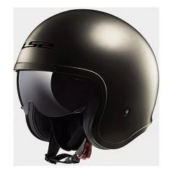 Jet Moto Helm LS2 OF599 SPITFIRE Chrom Poliert