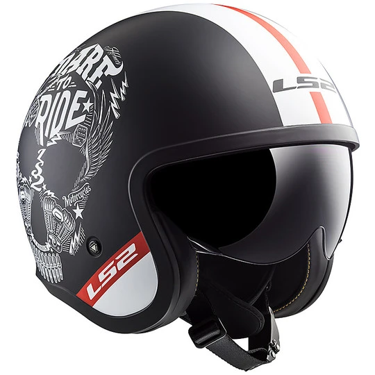 Jet Moto Helm LS2 OF599 SPITFIRE INKY Matt Black 9 Jet Moto Helm LS2 OF599 SPITFIRE INKY Matt Black – Bild 7