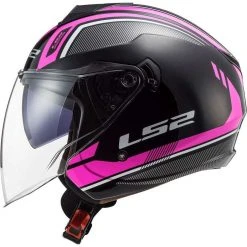 Jet Motorradhelm Ls2 Doppelvisier Ls2 OF573 TWISTER 2 Flix Schwarz Pink -Ls2 Elegant Boutique jet motorradhelm ls2 doppelvisier ls2 of573 twister 2 flix schwarz pink 134379