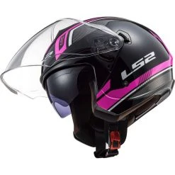 Jet Motorradhelm Ls2 Doppelvisier Ls2 OF573 TWISTER 2 Flix Schwarz Pink -Ls2 Elegant Boutique jet motorradhelm ls2 doppelvisier ls2 of573 twister 2 flix schwarz pink 134380