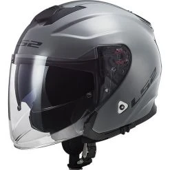 Jet Motorradhelm Ls2 OF521 INFINITY Solid Nardo Grau