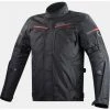 LS2 Endurance Man Schwarz Rot Technische Motorradjacke