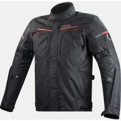 LS2 Endurance Man Schwarz Rot Technische Motorradjacke