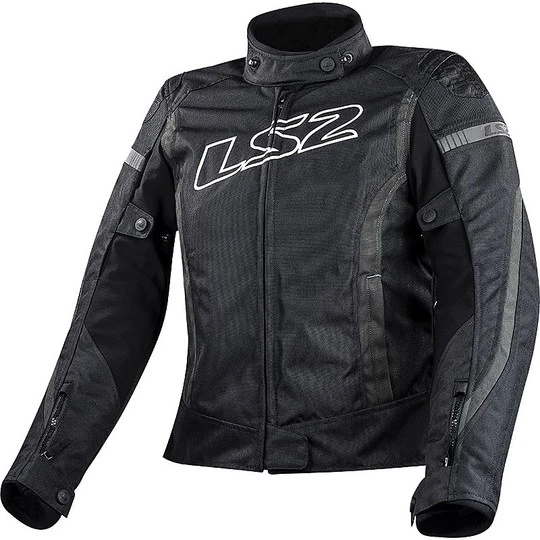 LS2 Gate Lady Sports Motorrad Technical Jacket Schwarz Dunkelgrau Zertifiziert 3 LS2 Gate Lady Sports Motorrad Technical Jacket Schwarz Dunkelgrau Zertifiziert