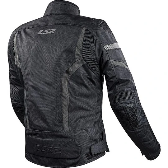 LS2 Gate Lady Sports Motorrad Technical Jacket Schwarz Dunkelgrau Zertifiziert 4 LS2 Gate Lady Sports Motorrad Technical Jacket Schwarz Dunkelgrau Zertifiziert – Bild 2