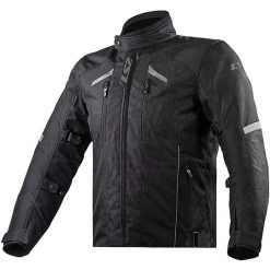 LS2 Serra Evo Man Technische Motorrad Sportjacke Schwarz Zertifiziert