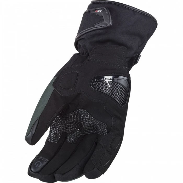 LS2 Snow WP Schwarz Grün Winter Motorradhandschuhe 4 LS2 Snow WP Schwarz Grün Winter Motorradhandschuhe – Bild 2