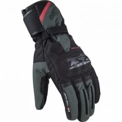 LS2 Snow WP Schwarz Grün Winter Motorradhandschuhe