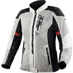 LS2 Summer Technical Motorrad Lady Alba Jacket Light Grey Certified