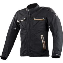 LS2 Technische Motorrad Sportjacke Bullet Man Black Vintage Certificate