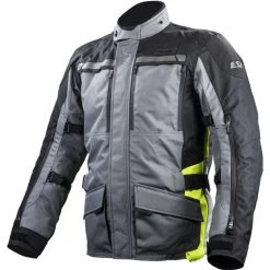 LS2 Technische Motorradjacke Lance Man WP Triple Layer Certified Yellow Grey