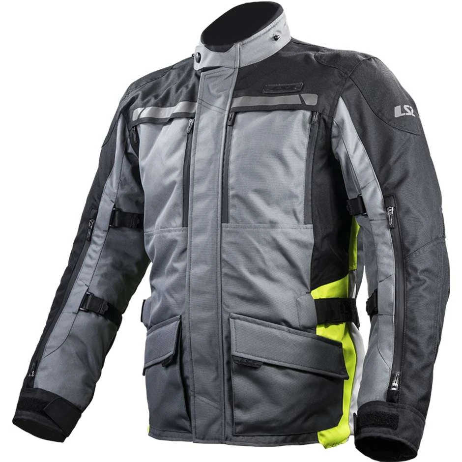 LS2 Technische Motorradjacke Lance Man WP Triple Layer Certified Yellow Grey 3 LS2 Technische Motorradjacke Lance Man WP Triple Layer Certified Yellow Grey