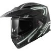 Modular Motorrad-Sturzhelm LS2 FF324 Metro EVO FIREFLY Schwarz Matt Light