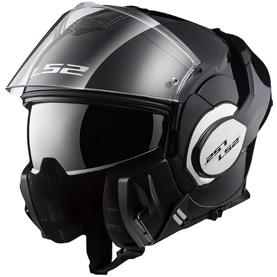 Modular Motorrad-Sturzhelm Mit Kinnschutz Kipper LS2 FF399 VALIANT Gloss Black 3 Modular Motorrad-Sturzhelm Mit Kinnschutz Kipper LS2 FF399 VALIANT Gloss Black