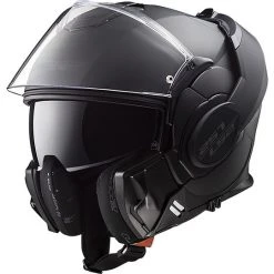 Modular Motorrad-Sturzhelm Mit Kinnschutz Tipper LS2 FF399 Matte Black Valiant NOIR