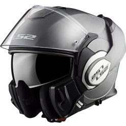 Modular Motorrad-Sturzhelm Mit Kinnschutz Tipper LS2 FF399 VALIANT Titanium Matt