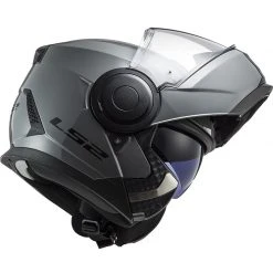 Modularer Motorradhelm Doppelvisier Ls2 FF902 GELTUNGSBEREICH Solid Nardo Grey -Ls2 Elegant Boutique modularer motorradhelm doppelvisier ls2 ff902 geltungsbereich solid nardo grey 106769