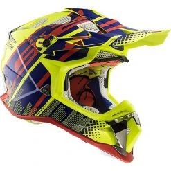 Moto Cross Enduro Helm LS2 MX 470 Subverter Bomber Gelb, Blau, Rot -Ls2 Elegant Boutique moto cross enduro helm ls2 mx 470 subverter bomber gelb blau rot 67114