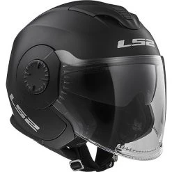 Moto Jet Helm LS2 OF570 Gegen Doppel Visier Mat Schwarz -Ls2 Elegant Boutique moto jet helm ls2 of570 gegen doppel visier mat schwarz 67210
