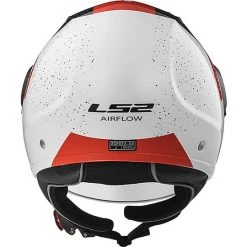 Moto Jet Helm OF562 Ls2 Airflow Lang Mit Visier Lange Condor Weiß Rot -Ls2 Elegant Boutique moto jet helm of562 ls2 airflow lang mit visier lange condor weiss rot 86126