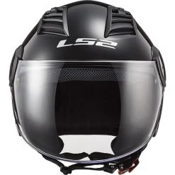 Moto Jet Helm OF562 Ls2 Airflow Lang Mit Visier Lange Gloss Black -Ls2 Elegant Boutique moto jet helm of562 ls2 airflow lang mit visier lange gloss black 86123