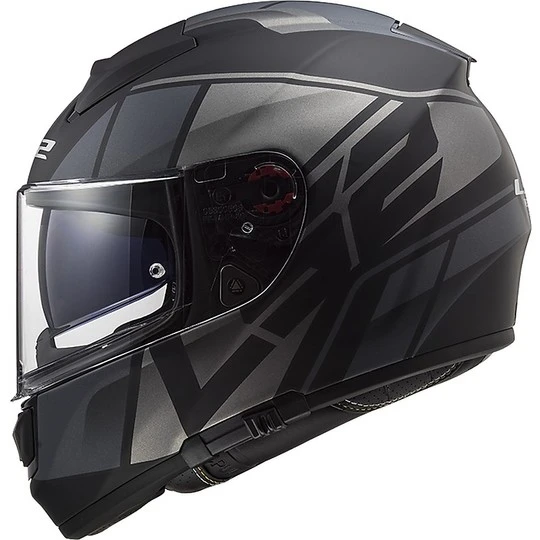 Motorrad Helm HPFC Fiber LS2 FF397 VECTOR Kripton Schwarz Titan Matt 5 Motorrad Helm HPFC Fiber LS2 FF397 VECTOR Kripton Schwarz Titan Matt – Bild 3