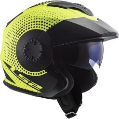 Motorrad Helm Jet Doppel Visier Ls2 OF570 VERSO Spin Gelb Fluo Matt -Ls2 Elegant Boutique motorrad helm jet doppel visier ls2 of570 verso spin gelb fluo matt 66989